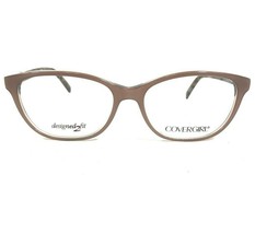 Cover Girl CG0458 045 Eyeglasses Frames Brown Round Full Rim Cat Eye 55-16-140 - $23.36