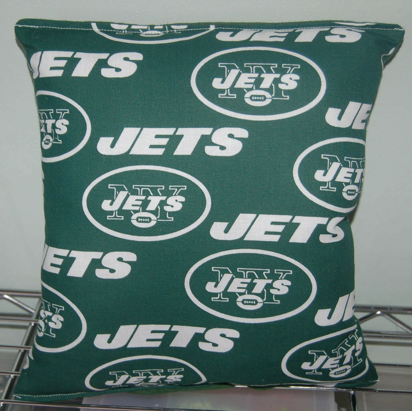 Jets Pillow New York Pillow NY Jets Pillow NFL Handmade In USA Pillows