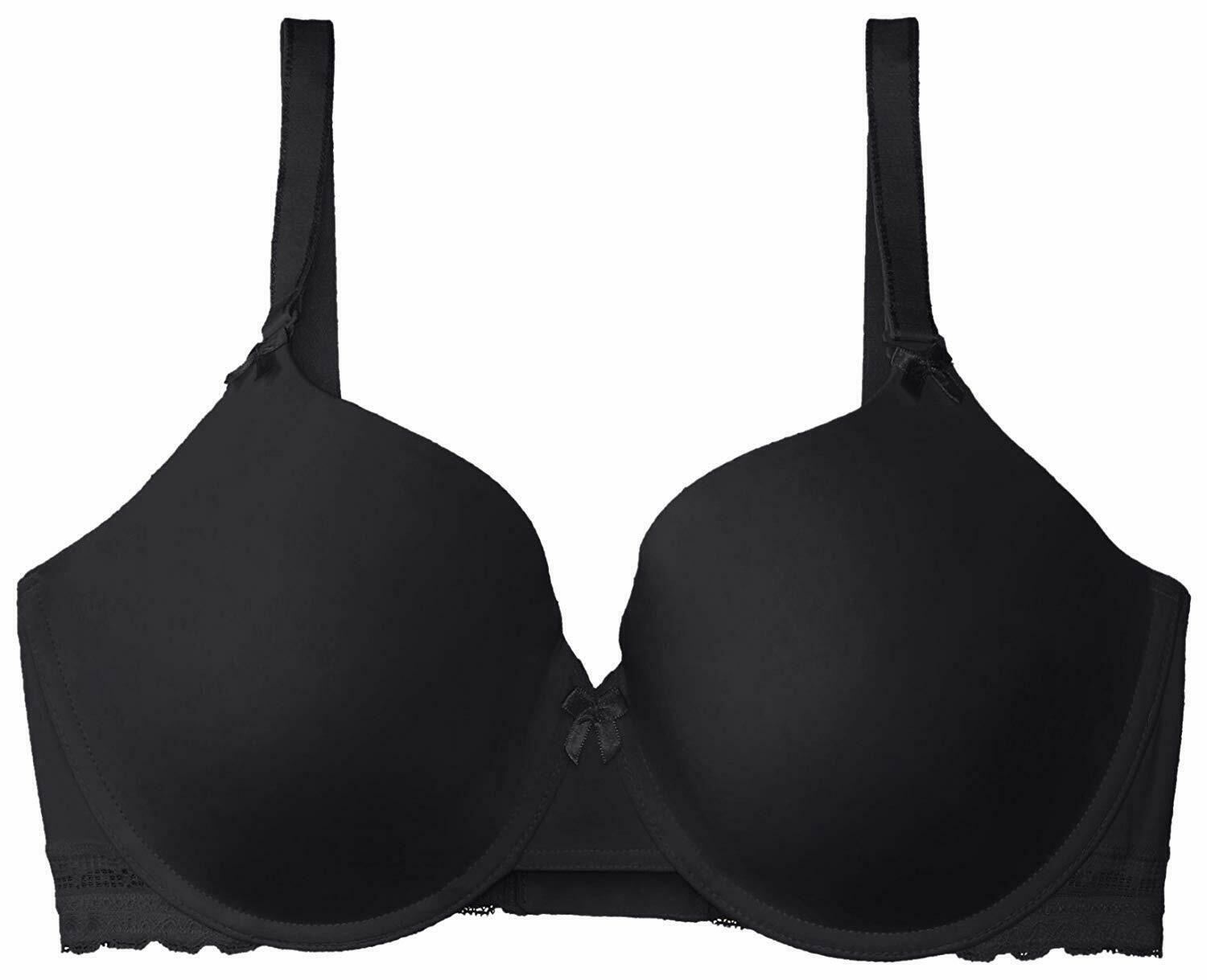 Paramour BLACK Felina Plus-Size Gorgeous Bra, US 38H - Bras & Bra Sets