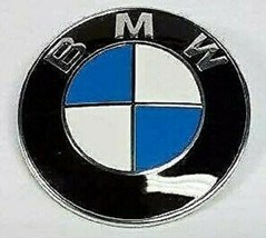 NEW OEM BMW HOOD TRUNK EMBLEM LOGO  82mm, 51148132375, 51 148 132 375, G... - $42.00