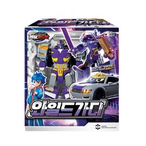 Metal Cardbot Wild Guardy Korean Racing Car Transforming Action Figure Robot Toy