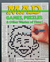 1993 MAD Magazine March Super Special "Games, Puzzles - Waste of Time" Mad 2 - $9.99