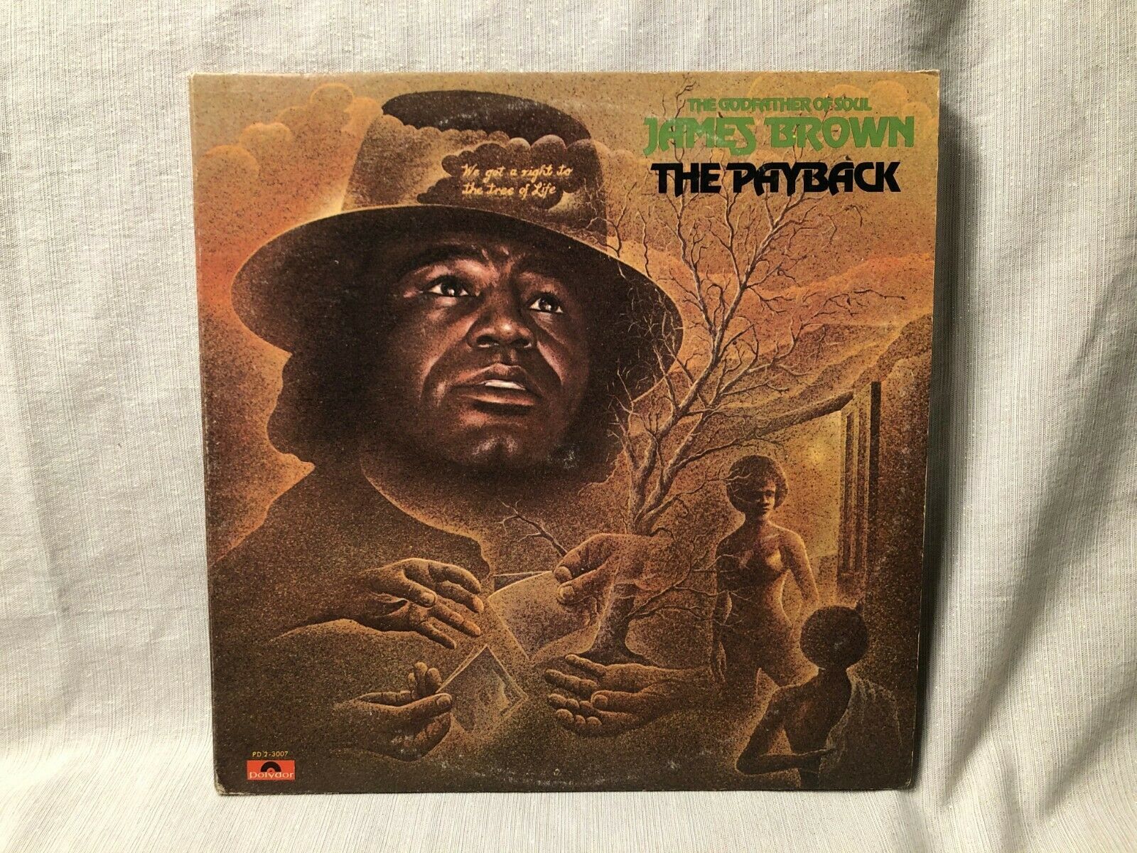 1973 James Brown The Payback 2lp Vinyl Album Polydor Recrods‎ Pd 2 3007 Vgvg Records 