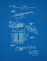 Electric Guitar Patent Print - Blueprint - $7.95+