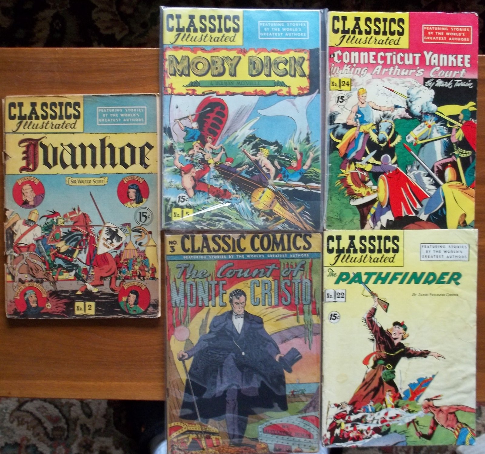 Classics Illustrated Original Painted Cover Comics...12 in all...Fair ...