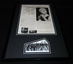 Eva Gabor Signed Framed ORIGINAL 1965 Masterpiece Tobacco Advertising Set JSA image 1