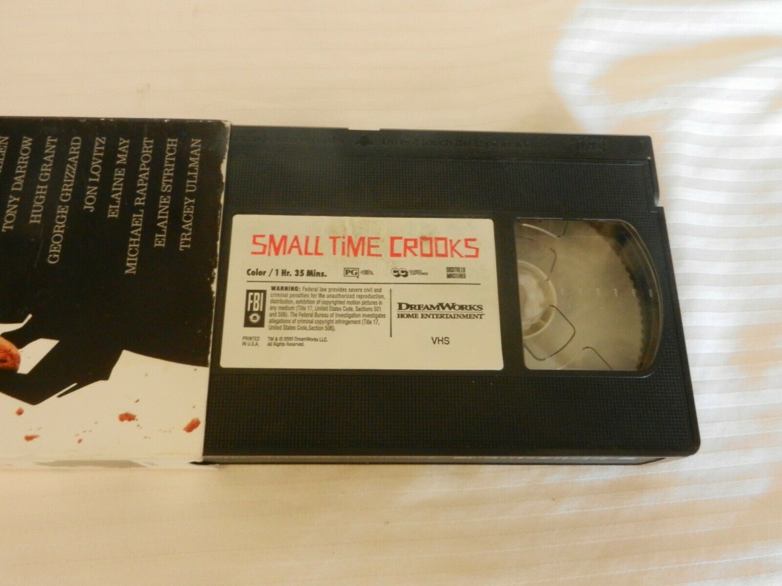 Small Time Crooks (VHS, 2000) Hugh Grant, Tracy Ullman, Woody Allen