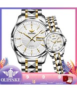 OUPINKE Top Luxury Brand Couple Automatic Mechanical Watch Waterproof  S... - $611.99+