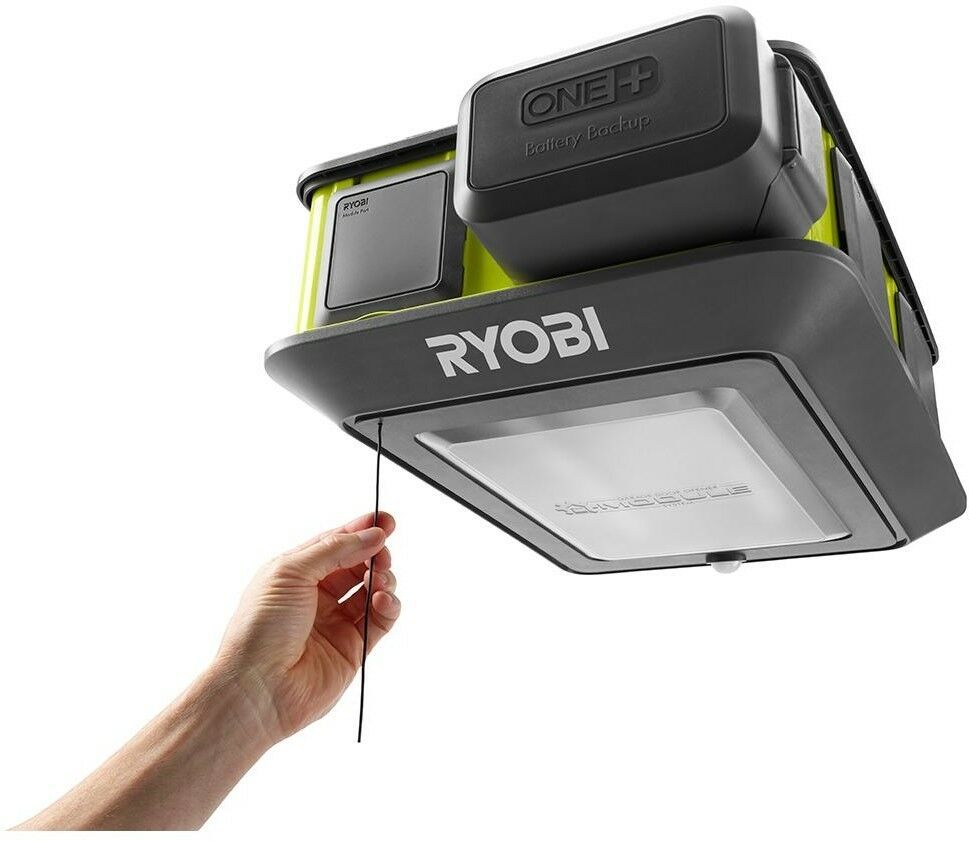Ryobi GD201 Garage Door Opener 2 HP WiFi Capable Quiet Drive Remote