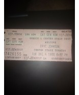 ERIC JOHNSON 12/6/1988 Concert Ticket Stub Atlanta Center stage theater - $18.69