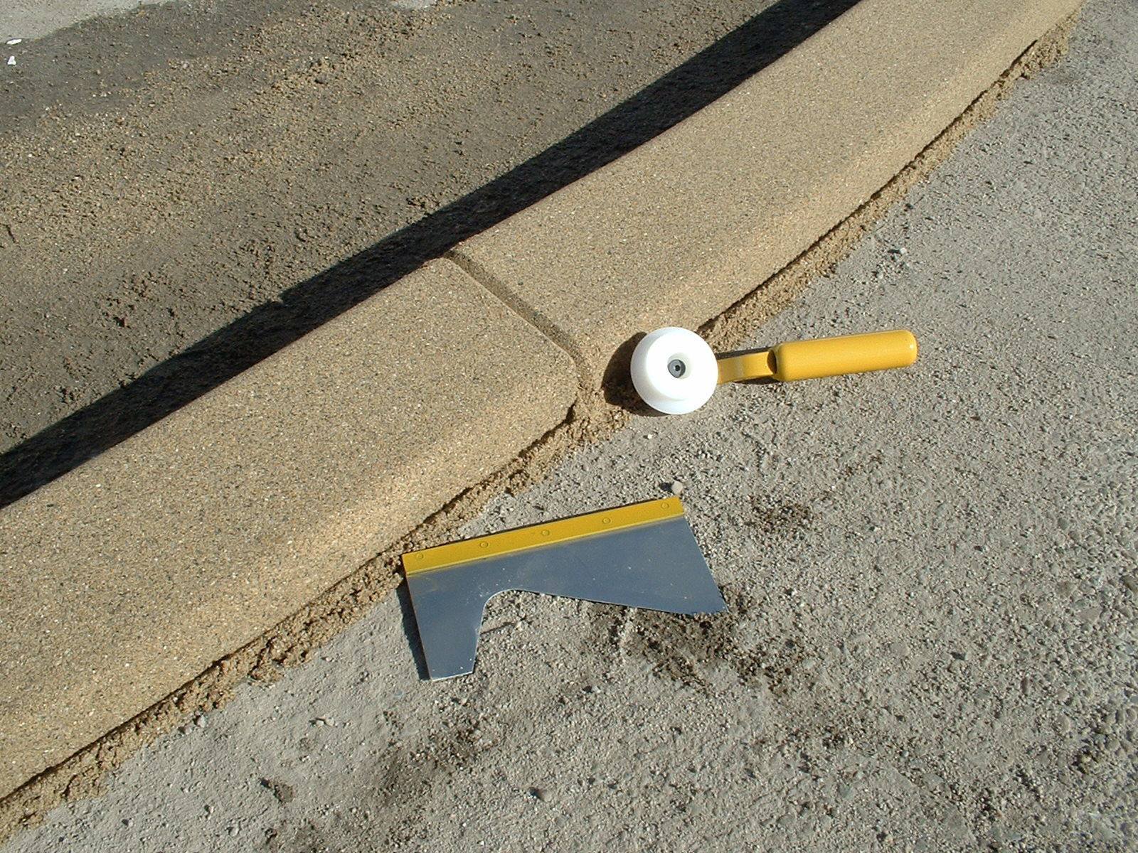 Concrete landscape Curbing Joint Tool - Concrete Stamps, Forms & Mats