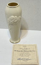 VTG The Lenox Rose Blossom China Bud Vase Pure 24K Gold with Certificate 6&quot; - $17.58