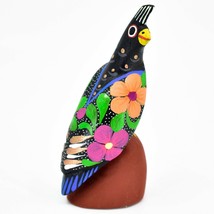 Handmade Alebrijes Oaxacan Copal Wood Carving Painted Folk Art Quail Bird Figure