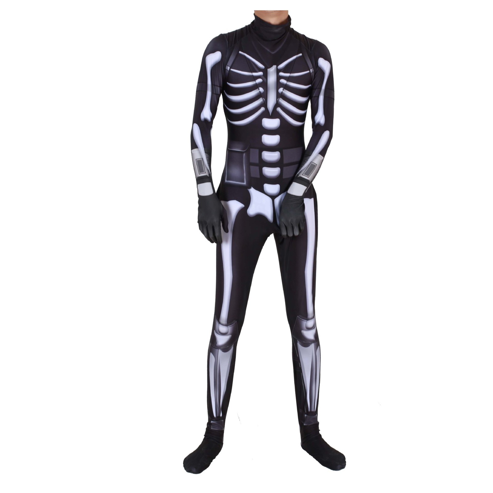 Fortnite Skull Trooper Costume Jumpsuit Cosplay Skull Trooper Mask Suit