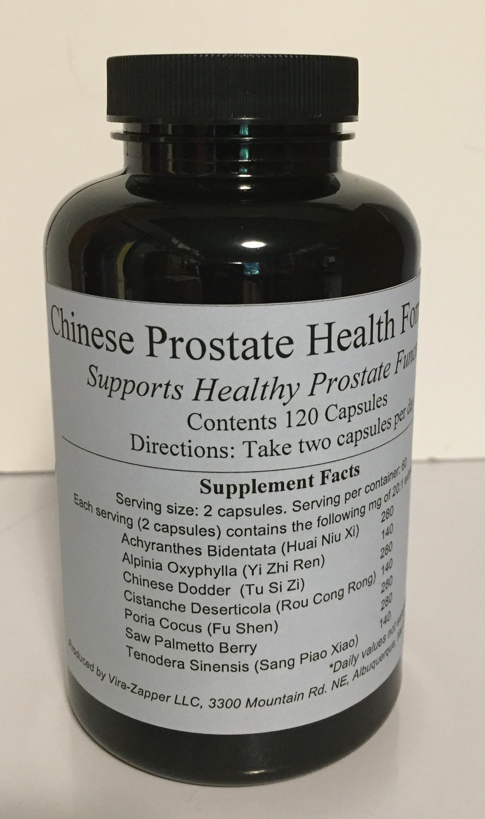 Chinese Prostate Health Supplement (large bottle, 120 capsules