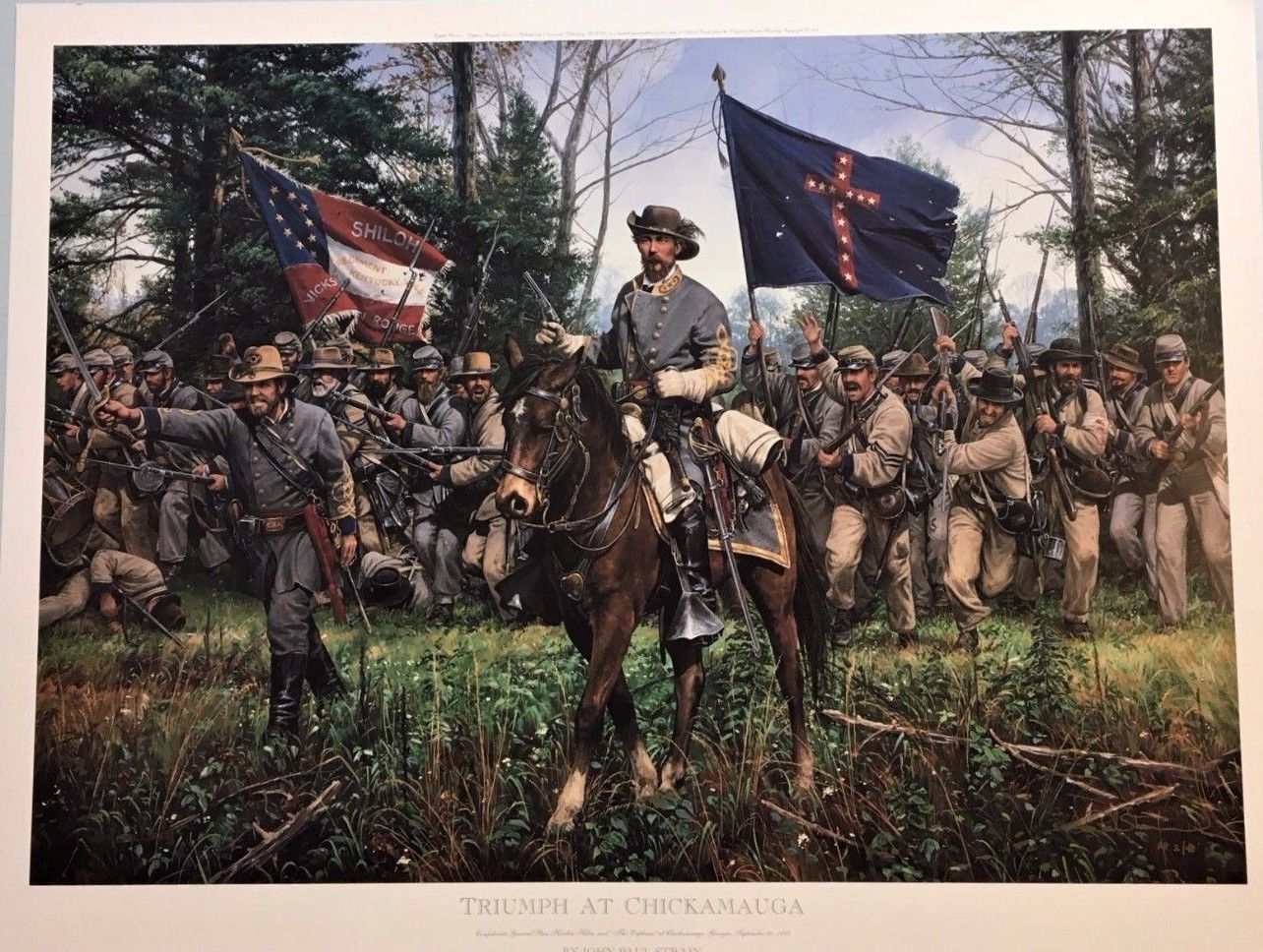 Strain, John PaulTriumph at Chickamauga Civil WarMilitary Art Prints