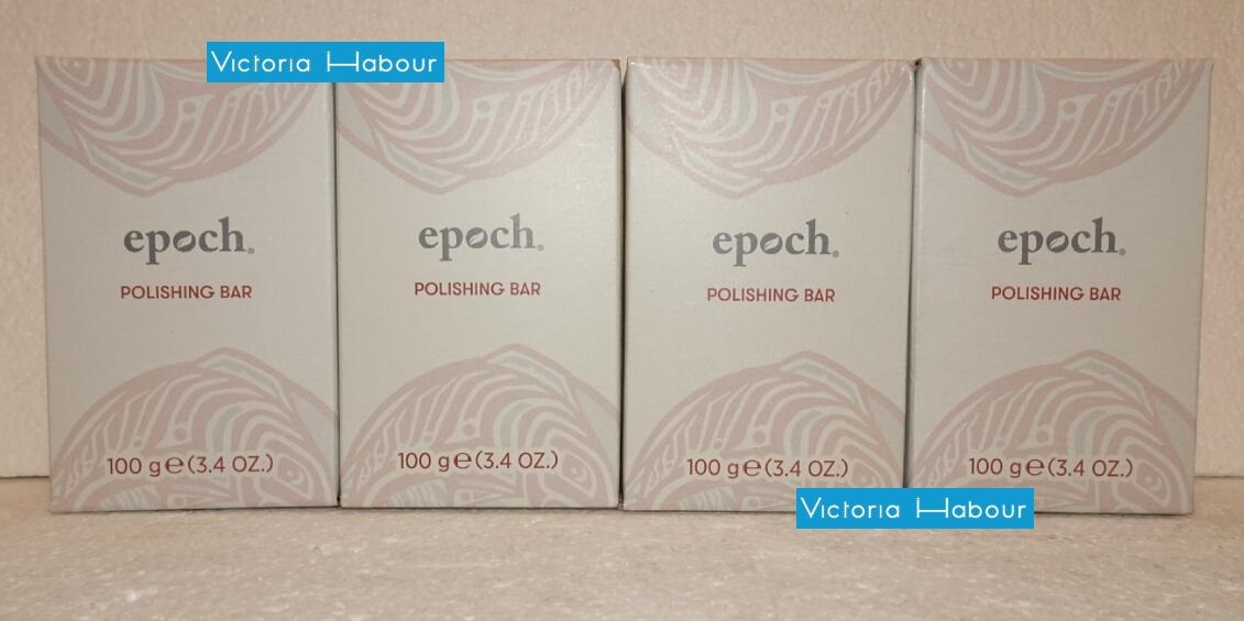 Four pack: Nu Skin Nuskin Epoch Polishing Bar Soap 100g 3.4oz x4 SEALED
