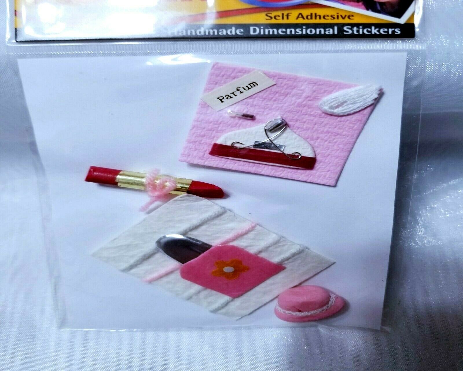 3-D Kodak POWDER ROOM Embellishment, Handmade, Scrap Book Stickers - $2.00