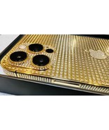 Custom 24k Gold Apple iPhone 14 Pro Max with Diamond Incrustations 1 TB Unlocked - $4,749.05