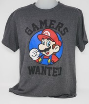 Nintendo Super Mario Bros. Gamer's Wanted Large Graphic T-Shirt - $24.99