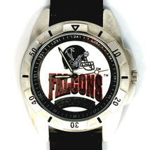 Atlanta Falcons, NFL, Fossil Unworn Vintage Watch Man's Black Leather Band! $79 - $78.85