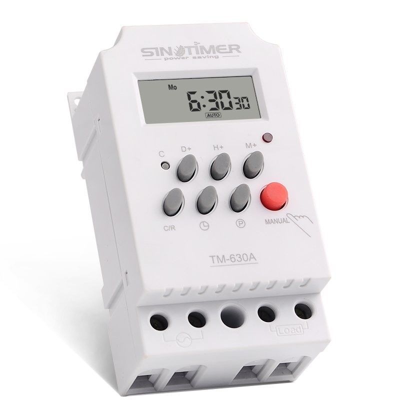 12V DC Input 7 Days Programmable 24hrs MINI TIMER SWITCH Time Relay ...