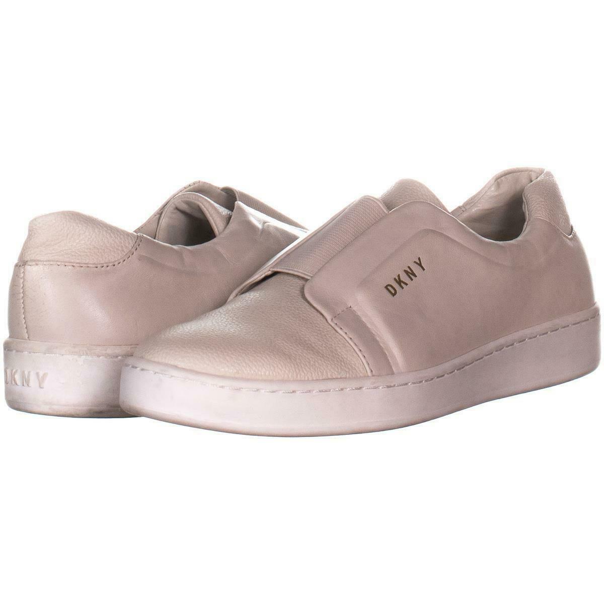 dkny slip on trainers white