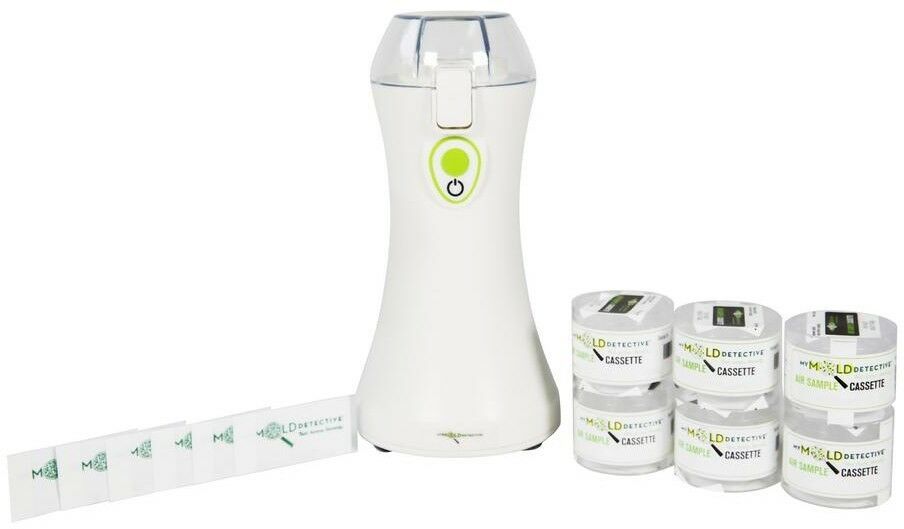 Mold Test Kit 5Room Testing Fast Results Reusable Air Sampling Pump