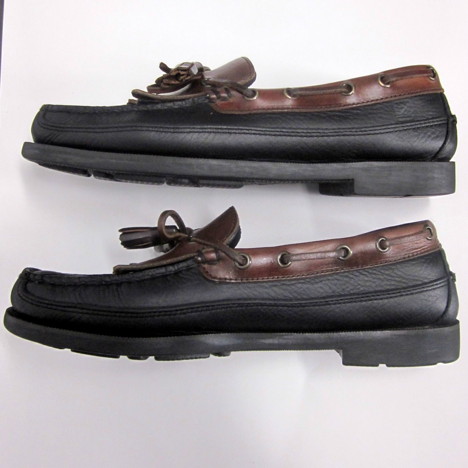 leather sperry top sider
