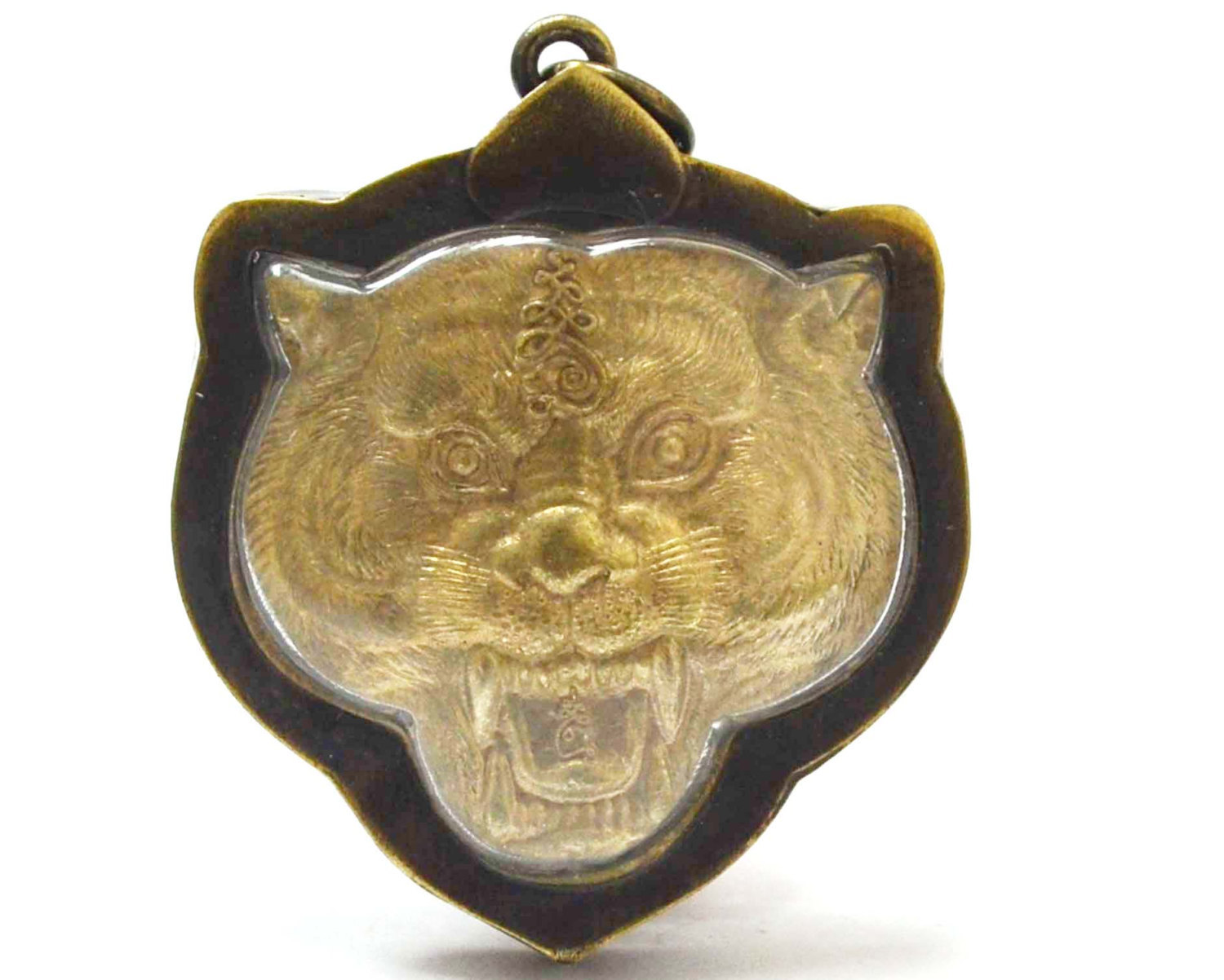 Magic Tiger Jewelry Pendants Thai Amulets Lp Phaan Ride Tiger Amulet Life Protection Magic Tiger Jewelry Pendants Thai Amulets Lp Phaan Ride Tiger Amulet Life Protection