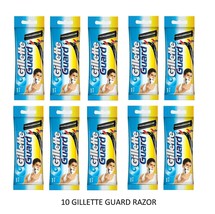 10X Gillette Guard Razor Handles with cartridges for Safe &amp; Smooth Shave - $15.66