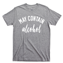 May Contain Alcohol T Shirt Weekend Sunday Funday Brunch Unisex Cotton T... - $13.99