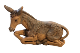 Fontanini Depose Italy Nativity Figurine Resting Donkey 1983 306 VTG Christmas - $50.00