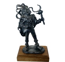 Michael Ricker Pewter figurine sculpture signed Jester Clown Circus Carnival vtg - $197.95