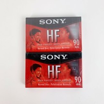 Sony HF High Fidelity Normal Bias Set of 2 New In Package Cassette Tapes C-90HFL - $8.90