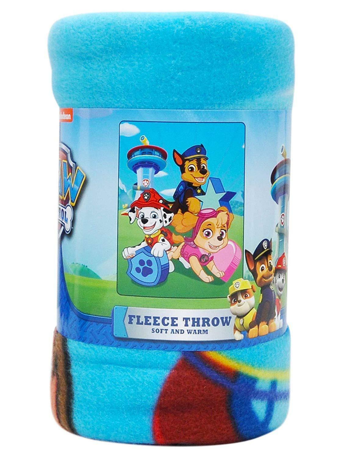 paw patrol hooded blanket