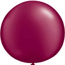 Qualatex Burgundy Radiant Pearl Latex Party Balloons, 5-Inch 25 Per Pack - $42.06
