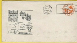 First Flight AM107 Jefferson City, Mo - Tulsa, Okla June 15 1954 - $1.98