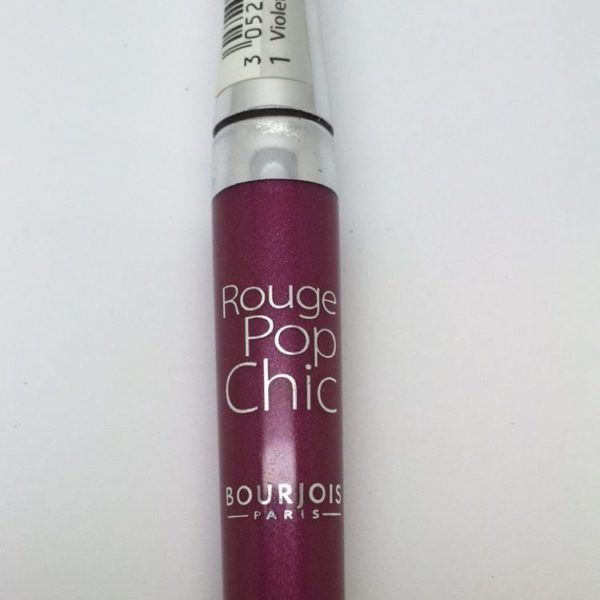 Primary image for Bourjois Rouge Pop Chic Lip Gloss 1 VIOLET PIGMENTE Full SIze NWOB