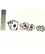 Poker Playing Cards Lady Luck Casino Sign Embroidered Iron On Patches Gambling - $11.62 - $24.24