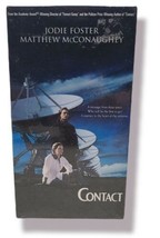 Contact (VHS, 1997) Movie - Jodie Foster Matthew McConaughey - SEALED!!!