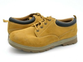 George Mens 10.5 Carmel Brown Lace Up Memory Foam Casual Oxford Shoes EU... - $27.99