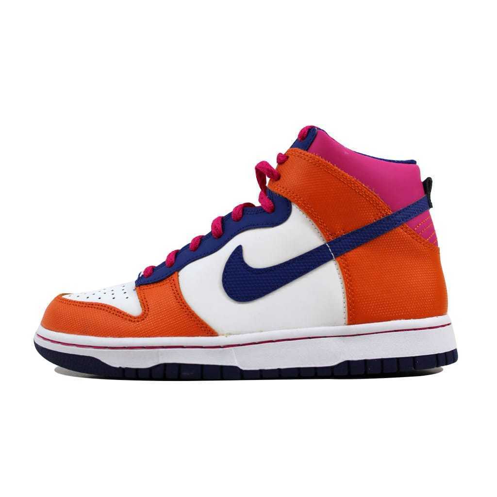 Nike Dunk High Fireberry/Deep Royal Blue-Starfish 316604-607 GS SZ 6.5Y ...