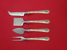 Sterling Rose by Wallace Sterling Silver Cheese Serving Set 4pc HHWS  Custom - $286.11