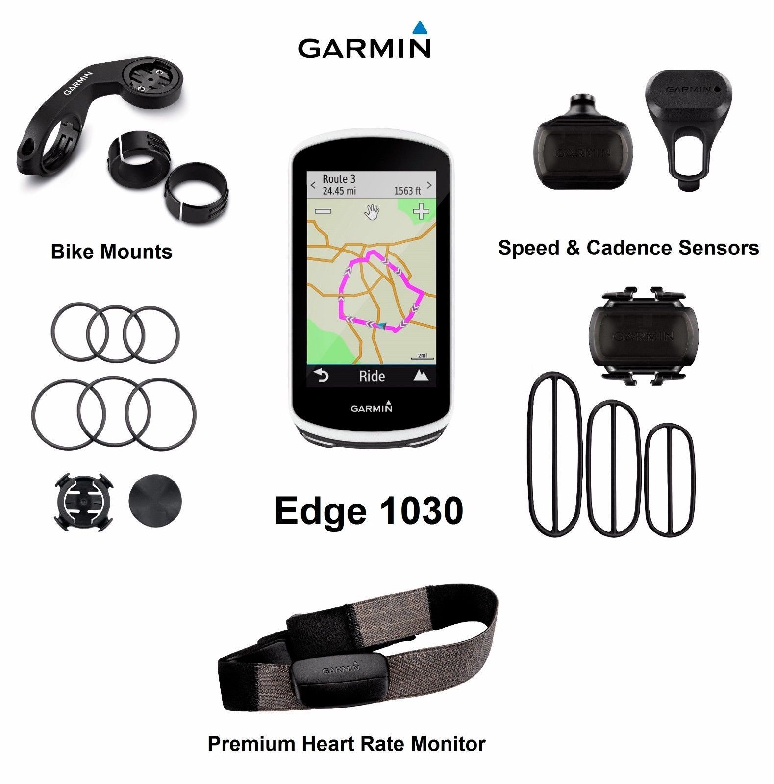 garmin edge 520 gps cycle computer with hrm and cadence