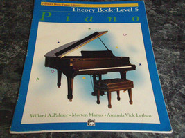 Alfred&#39;s Basic Piano Library Piano Theory Book Level 5 - $2.99