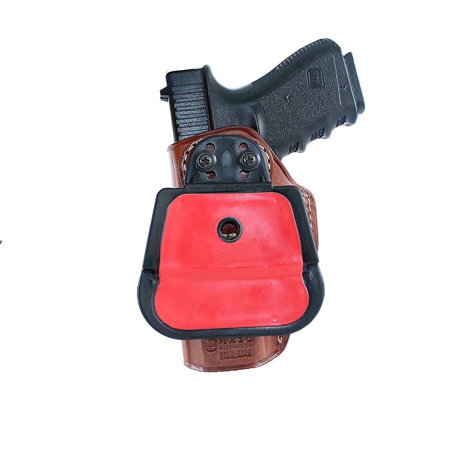 Leather Paddle Holster Fits Springfield XDM 9/40/45 Full Size 4.5