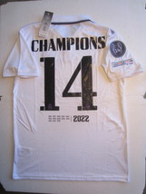 Real Madrid Champions League #14 Champions Stadium Home Soccer Jersey 20... - $80.00