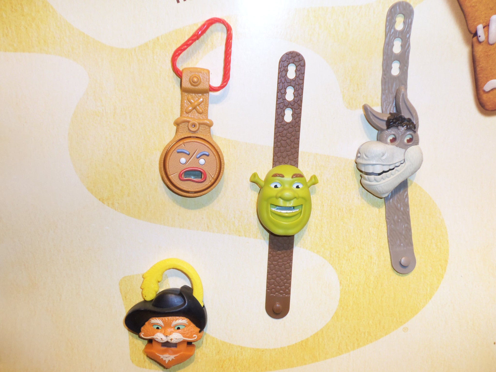 McDonald's Happy Meal Toy Promotional Promo Display Shrek Watches ...