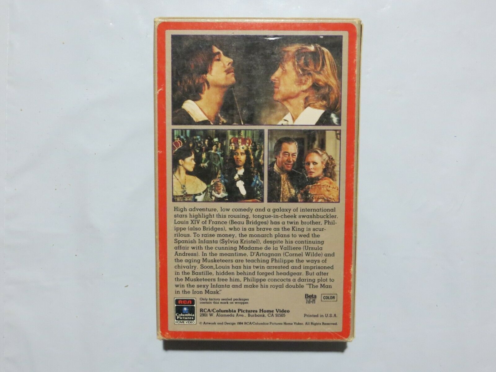 Betamax Movie The 5th Musketeer Beau Bridges Sylvia Kristel Very Rare 6k Other Formats